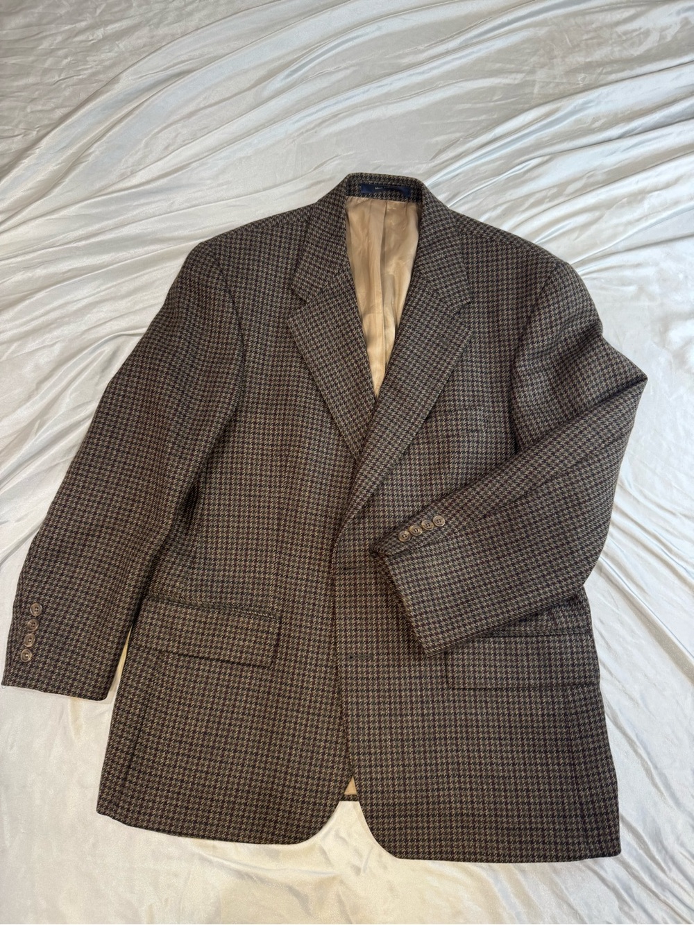 Vintage 90s Ralph Lauren 42S Wool Houndstooth Sport Coat Canada